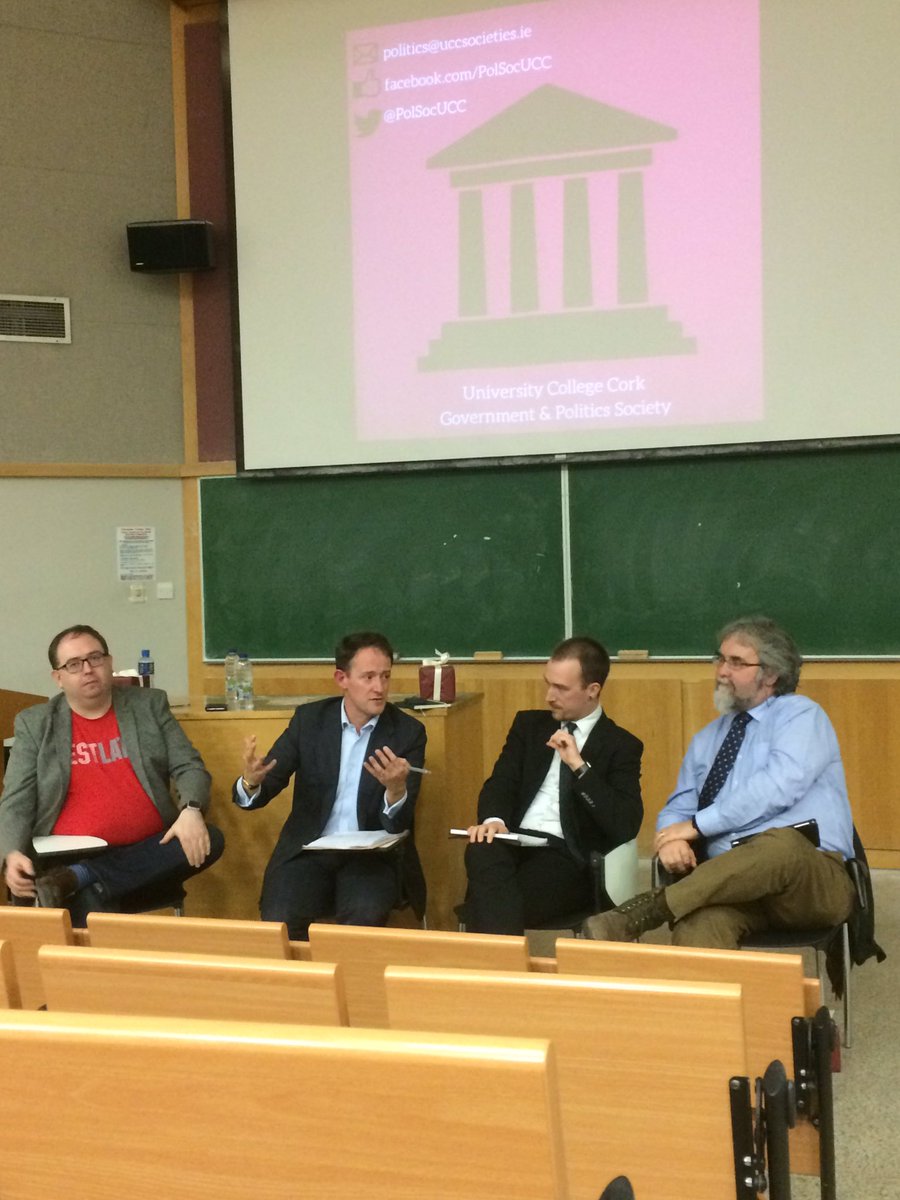 UCCYFG's tweet photo. Great event tonight hosted by @PolSocUCC & @UCCNetsoc, important topic, really enjoyed it! #PoliticsOfTechnology https://t.co/g7FLjssBVk