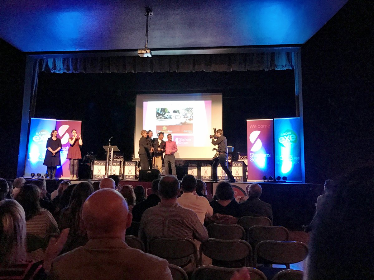 Devon_Hour's tweet photo. Congratulations to @BrookInnPL7 for wining at the @RadioExeDPA awards tonight. Woo hoo!! #DPA2016 https://t.co/VwNFlb3AVD