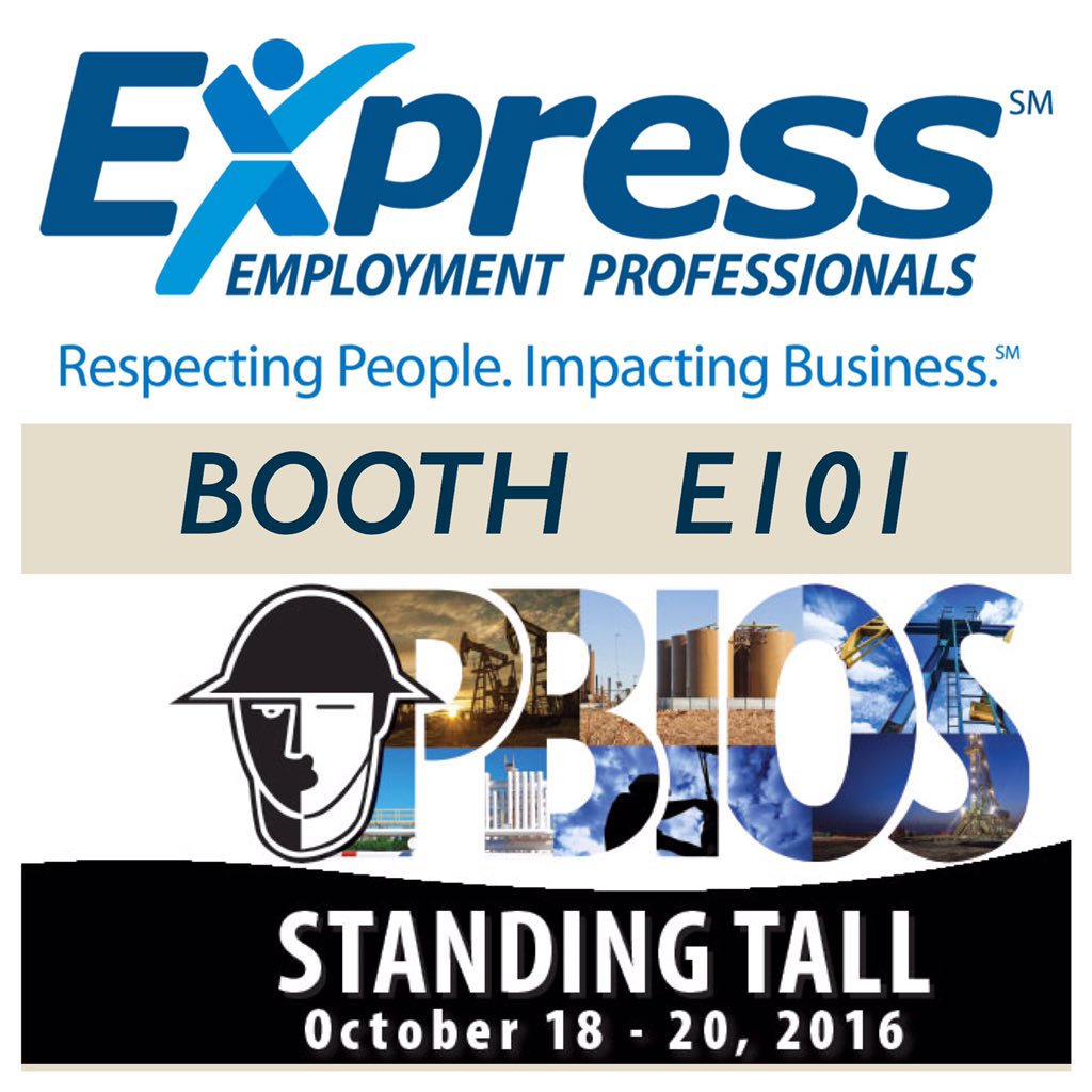 Sam_ExpressPros's tweet photo. Join #expressprosmidland at #PBIOS2016 Booth #E101 https://t.co/bwTf1OmSmM