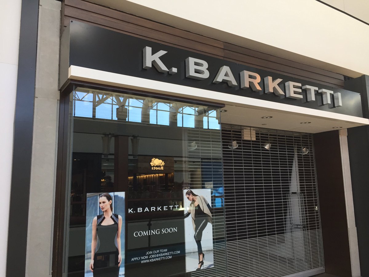ZingSigns's tweet image. Completed some HALO lite letters for K. BARKETTI, a FASHION store in Limeridge mall. #HamOnt
