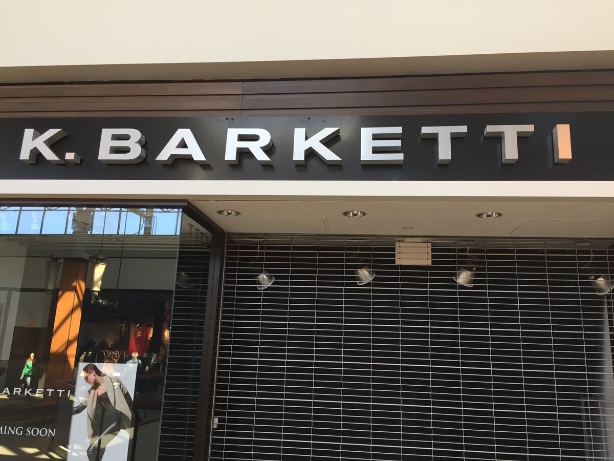 ZingSigns's tweet image. Completed some HALO lite letters for K. BARKETTI, a FASHION store in Limeridge mall. #HamOnt
