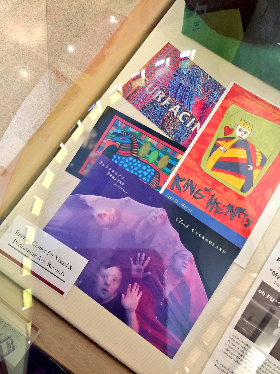 Thrilled to be part of the <a href="/umnlib/">UMN Libraries</a> performing arts archives. So important!