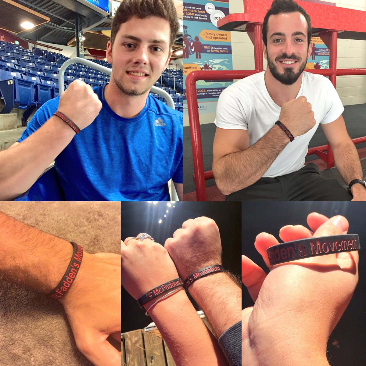 McFaddensMvmnt's tweet photo. On #WorldMentalHealthDay, the Movement is inspiring conversation. Wear the wristband. Join the Movement. #MM27 https://t.co/JLzvXo9cpp