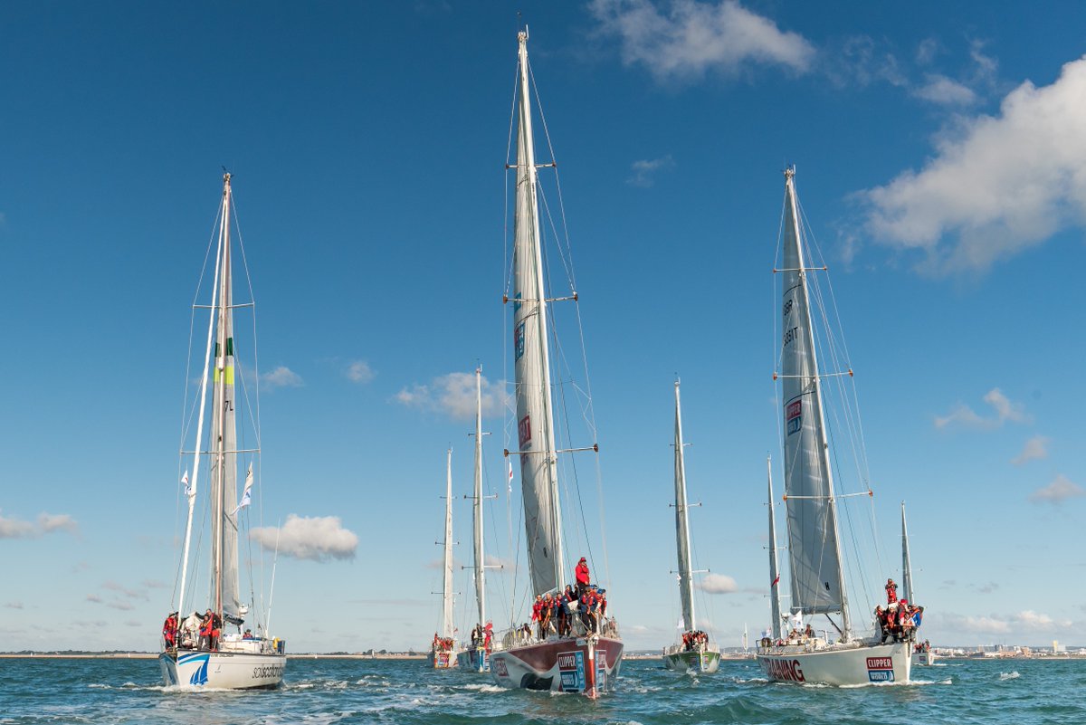 Three generations of Clipper yachts &amp; crew from seven races united at the weekend to compete in the #CRYC #RedSocks ow.ly/ssFl3052fqt