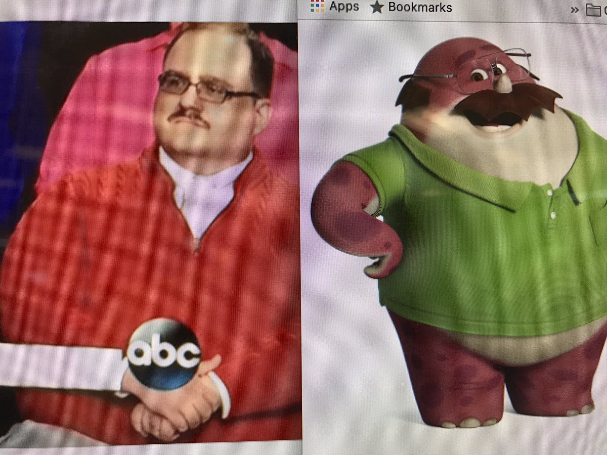 Is it me or this guy looks awfully like Don Carlton from Monsters University? #KenBone #debate #cleanenergy #Disney #pixar