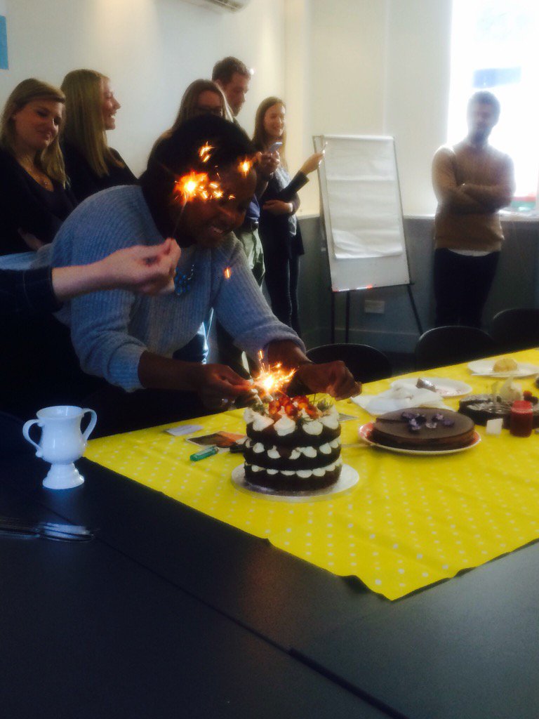 PHD_UK's tweet photo. Will sparks fly for the judges with @lesleyml and her bonfire bonanza 3 tiered masterpiece? #PHDbakeoff https://t.co/R5wGIXFO6W