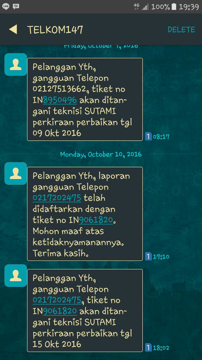 IndrapradityO's tweet photo. @TelkomCare tgl 15?lama bgt ni!!masa lebih dari seminggu tanpa kompensasi sama sekali!abal https://t.co/28wzFuhRYx