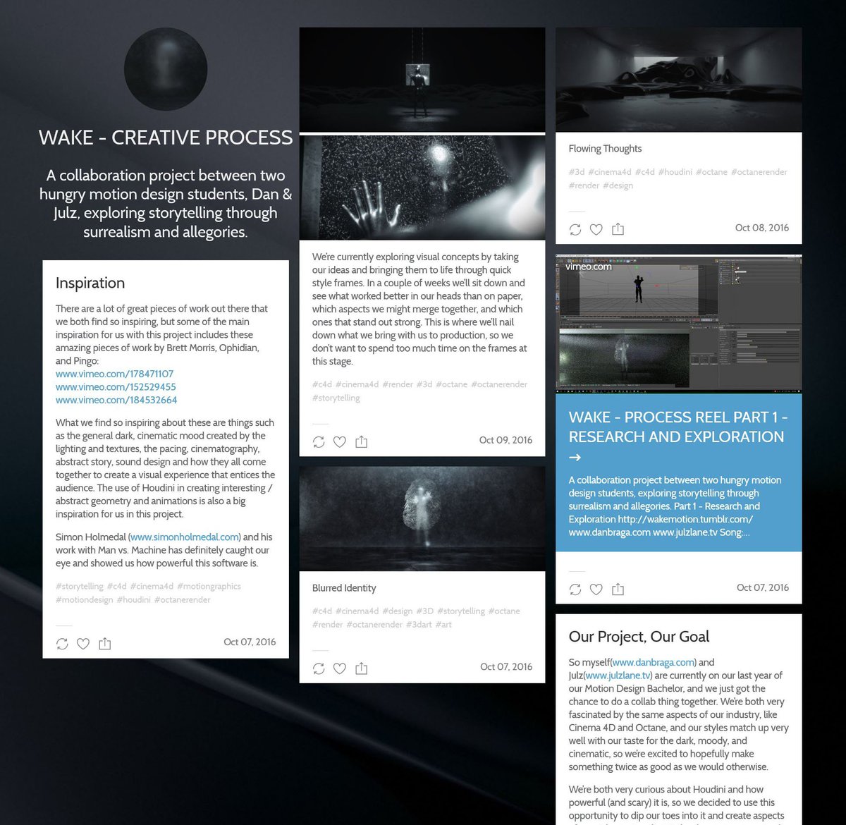 _danbraga's tweet image. Collab exploration in #c4d #octane and #houdini with @julzlanetv. Creative process at:wakemotion.tumblr.com @otoy