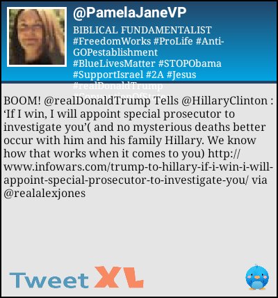 PamelaJaneVP's tweet photo. #TweetXL https://t.co/jXBG8TkvTo