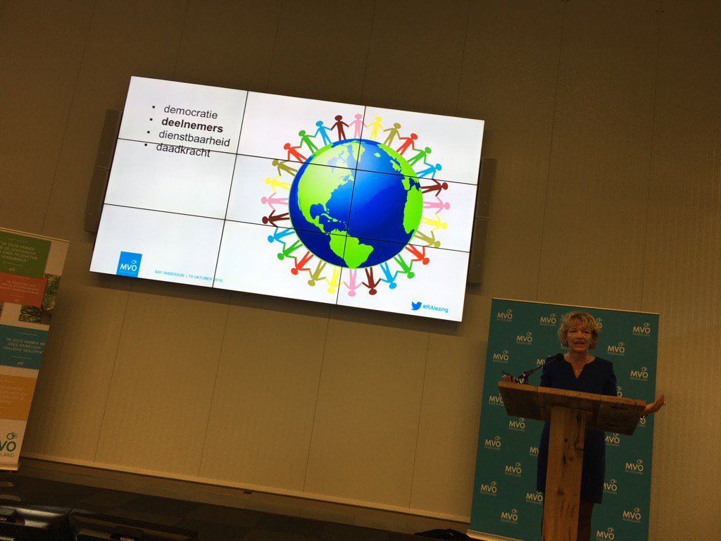 GeanneVanArkel's tweet photo. Iedereen moet mee kunnen doen, dat zou de normaalste zaak moeten zijn, zegt @MariavdHeijden @MVO_NL #RAlezing #DVDD16 https://t.co/3ihDlMhZSB