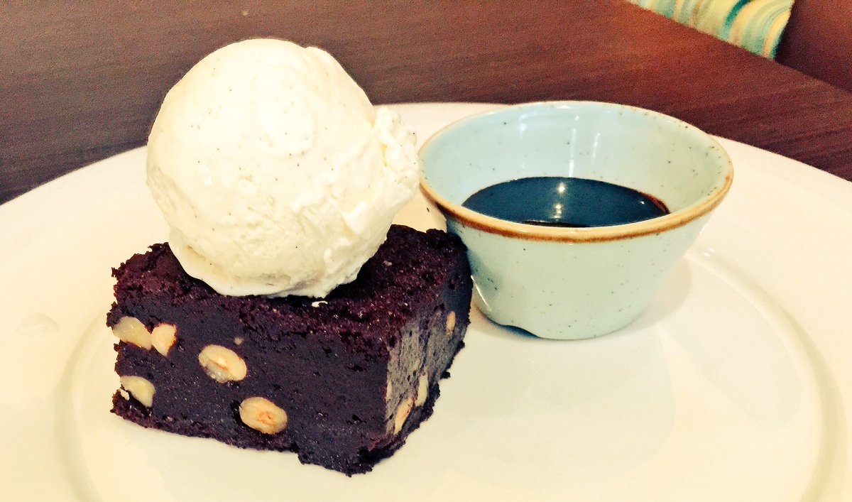 CBLimeStreet's tweet photo. It's #ChocolateWeek and we are ready to go. Chocolate brownie with chocolate sauce because there's no such thing as too much chocolate! https://t.co/CaXBgL59Q5