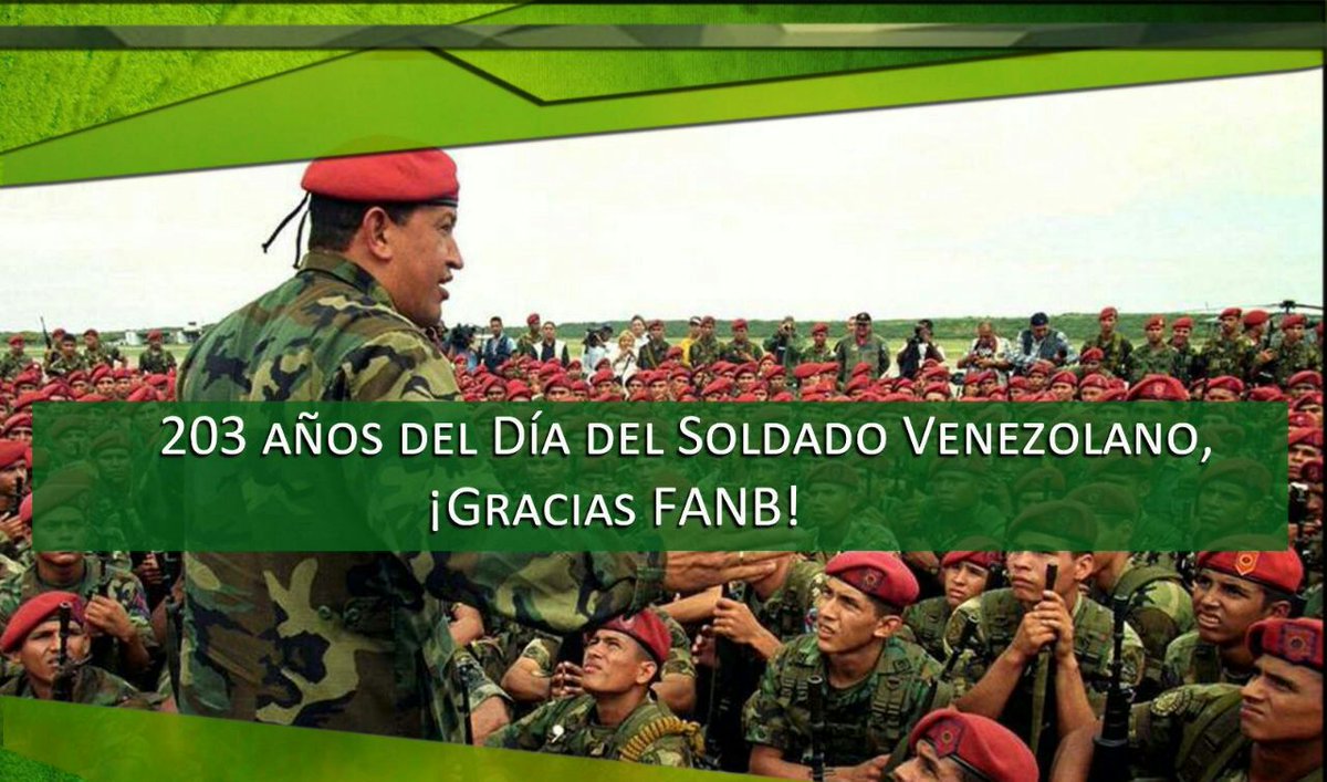 Unión Cívico Militar, binomio perfecto y garantía para la Paz de la Patria #SoldadoAdmirable <a href="/NicolasMaduro/">Nicolás Maduro</a> <a href="/vladimirpadrino/">Vladimir Padrino L.</a> <a href="/ABenavidesT/">A. Benavides Torres</a>