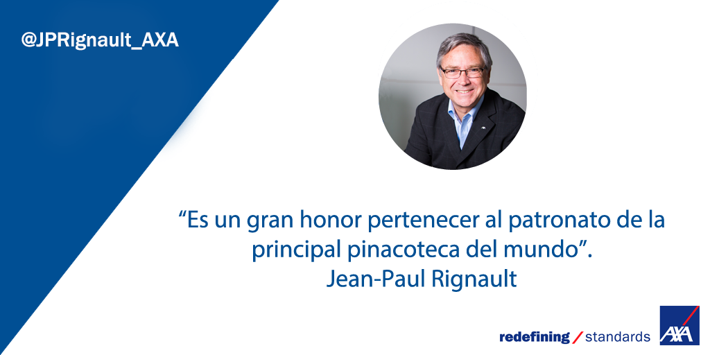 FundacionAXA's tweet photo. . @JPRignault_AXA, CEO de @AXASegurosEs y Presidente de @FundacionAXA, se incorpora al Patronato de @museodelprado https://t.co/3JWLjglPBZ