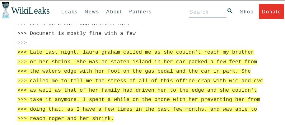 BREAKING: WikiLeaks releases 2nd batch of 2,000 & Clinton Campaign Insiders Fear Bill's Sex Life Could Sink Hillary  CuaV_tnWcAQEZRm