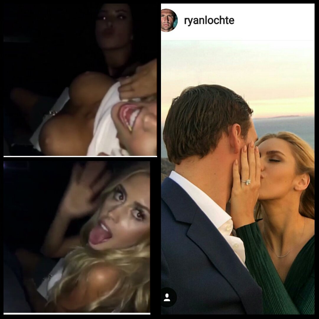 NotSwimWorld's tweet photo. Get you a girl that can do both. Congratulations on the engagement @RyanLochte https://t.co/3iezCeVCDD