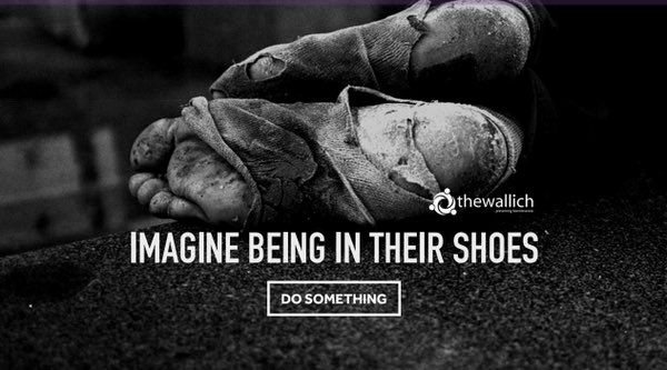 Let's ensure all homeless people get the help they need. We are proud to support @thewallich raising over £12k to date #WorldHomelessDay