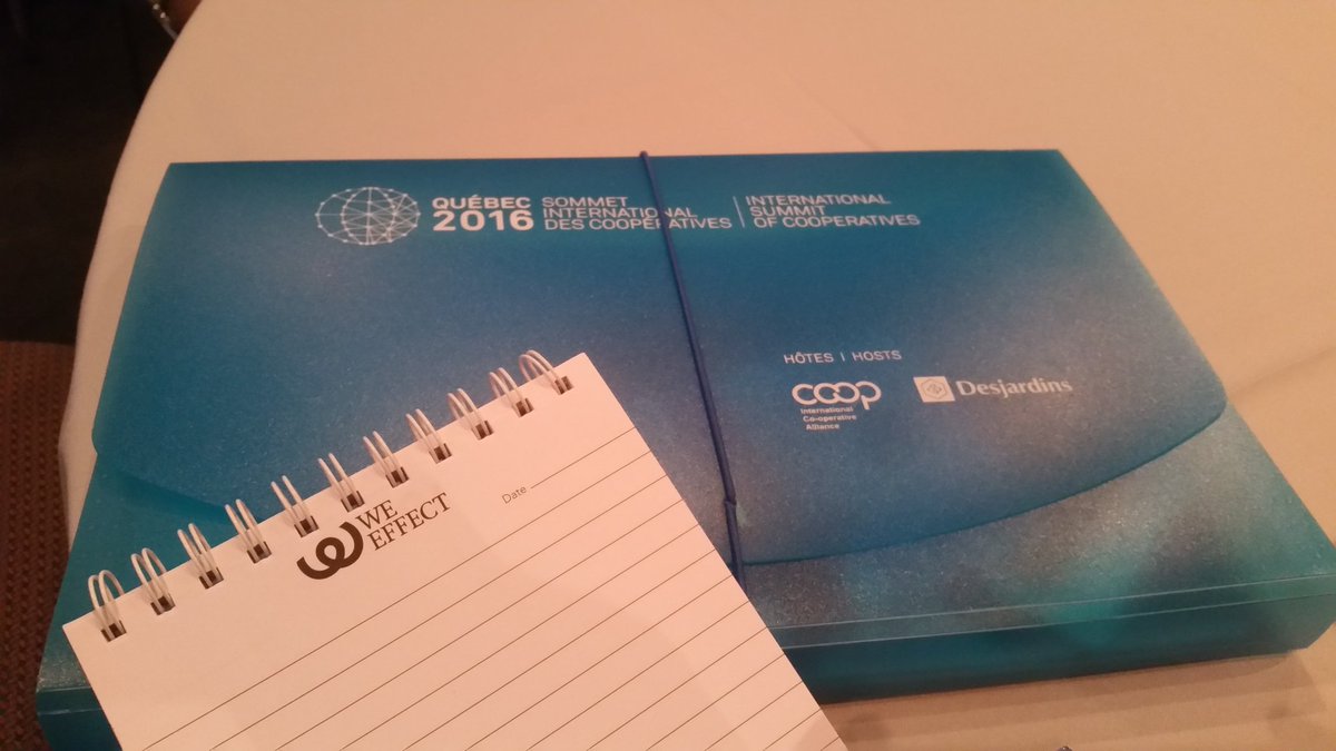 International Summit of Cooperatives is in session and <a href="/weeffect/">We Effect</a> is here to discuss how we can do more and better together #coops4dev🌍