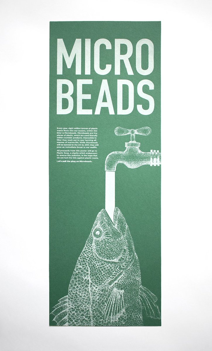 curiousgeorge_k's tweet photo. I'm selling these screen prints to raise money for @plasticsoupfoun a charity that fights #microbeads more info on https://t.co/UT8v6cY6sa https://t.co/pcsDCpAzIQ