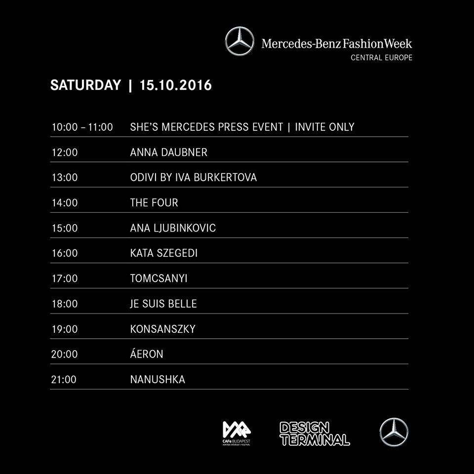 This week! Saturday! Who's in? We are!!! ☺ Looking for Mercedes-Benz Fashion Week Central Europe ☺ 

#odivi #fashionweek #Budapest