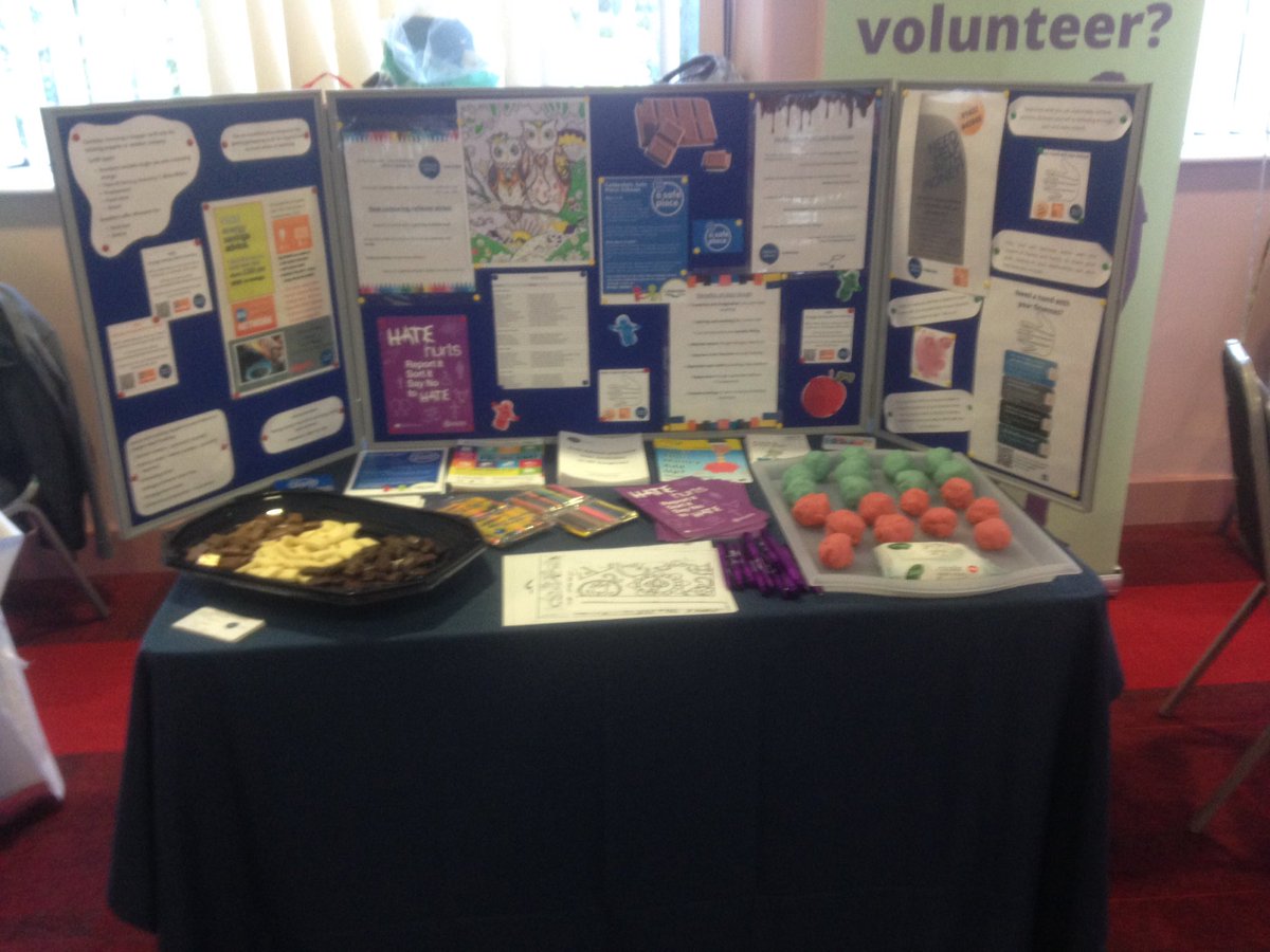 CalderdaleCAB's tweet photo. Great atmosphere down at the shay! Come and visit before 7 to get involved #TheShay #WorldMentalHealthDay https://t.co/g2Pq70tJ9m