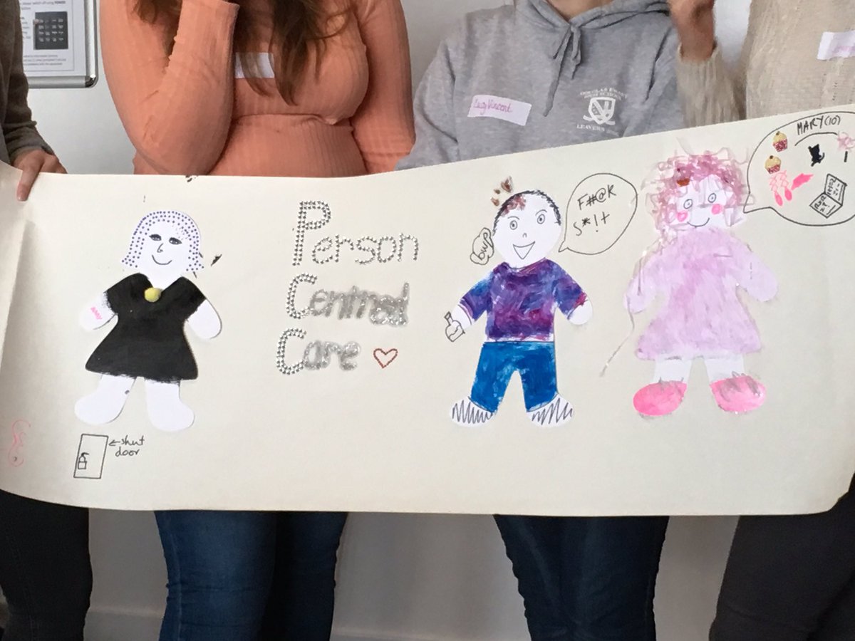 AilsaMcMillan1's tweet photo. @ProfBrendan @QMUBScHonsNurs #personcentredcare First year students use creativity to learn https://t.co/Tu2EhEzNH9