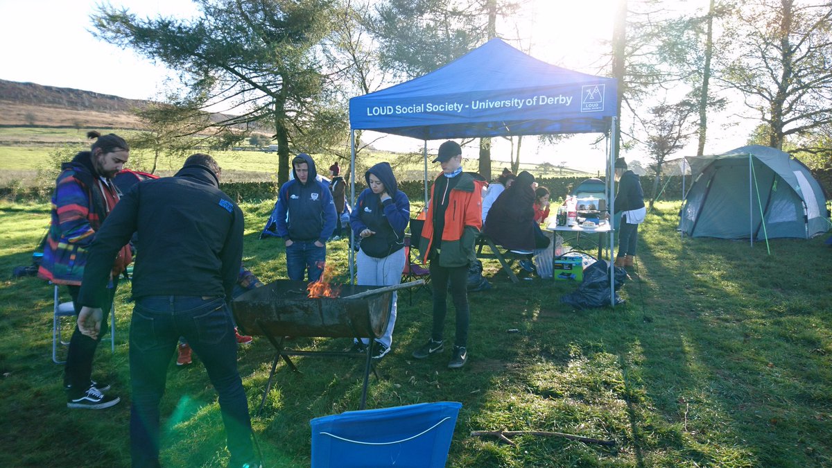 Loud_Derby's tweet photo. That time LOUD went camping...  😂 what a night! 
. 
#CampLOUD #ourgazeboisbetterthanyours #DerbyUni @UDSU https://t.co/Tr4ekOrwmf