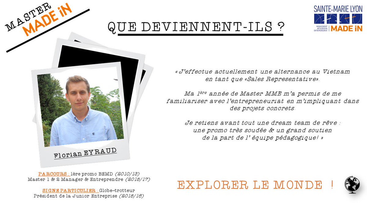 SUP_IMP's tweet photo. PORTRAIT DU JOUR @SUP_IMP #entrepreneur #master #international @MADE_IN_SML #MADE_IN #student #future  #internship #formation #management https://t.co/y68dRoGYlV