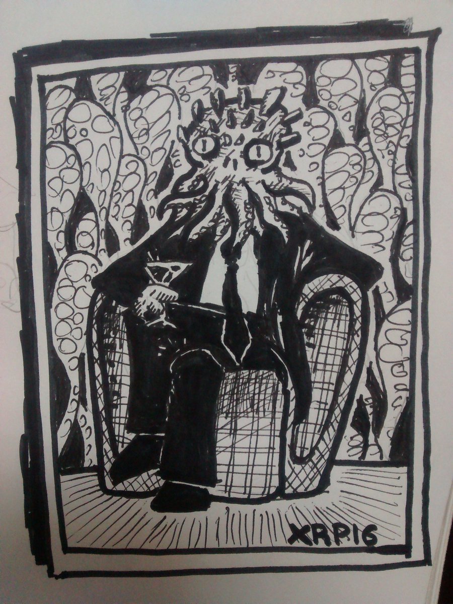 XERPAS's tweet image. 1st #inktober2016  #chutulito