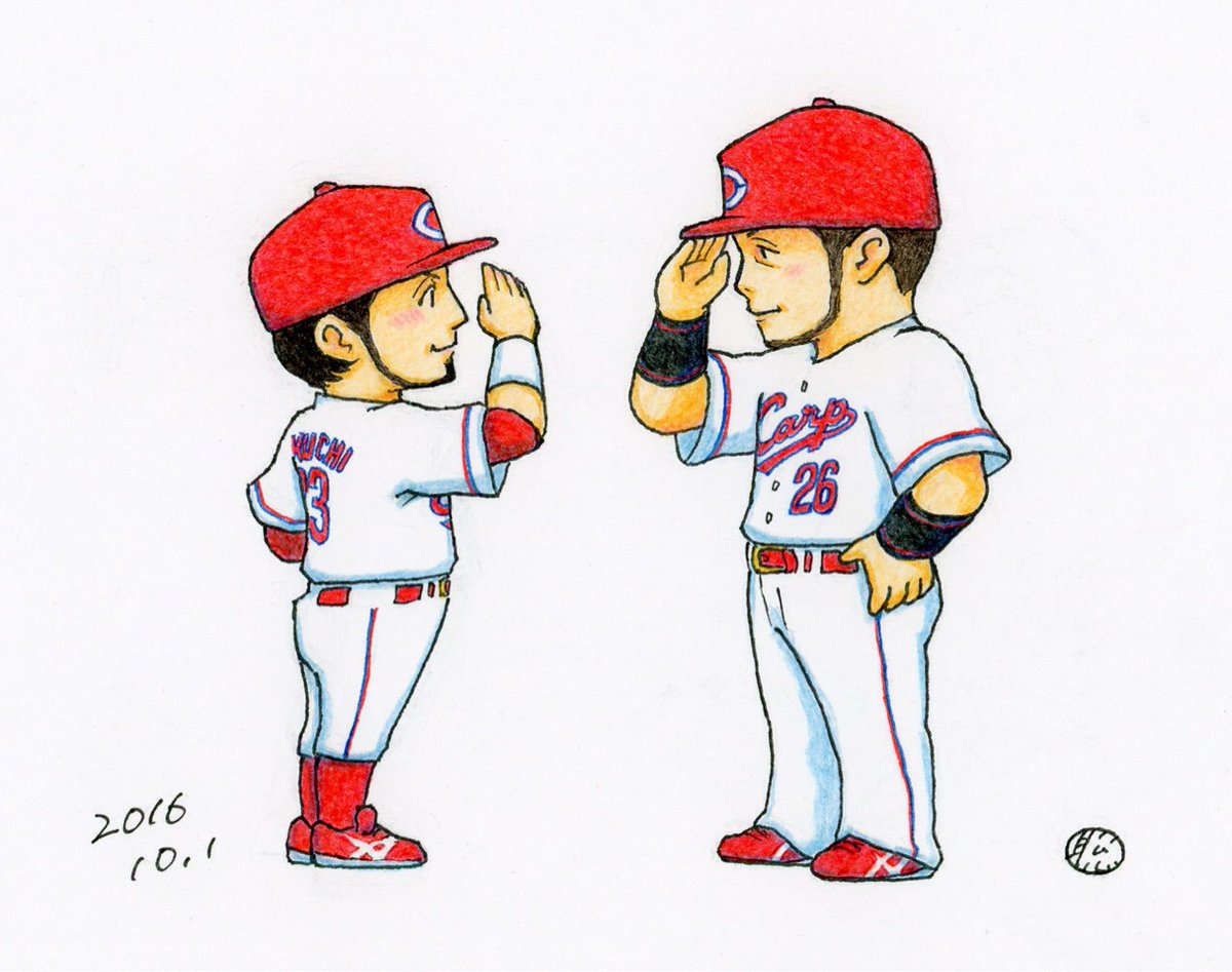 田中聡 遅ればせながら Carp カープ イラスト T Co Qlechxyae4 Twitter