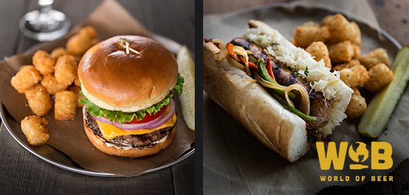 World Of Beer On Twitter Monday Means 5 Burgers Brats At Wob It S Everything You Love About Firing Up The Grill Plus Over 500 Beers