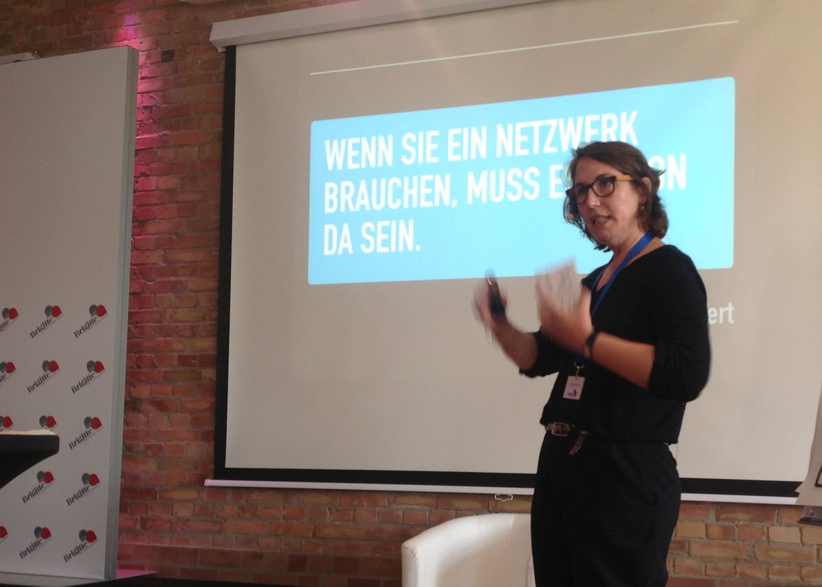 Ute Blindert Wenn Sie Ein Netzwerk Brauchen Muss Es Da Sein