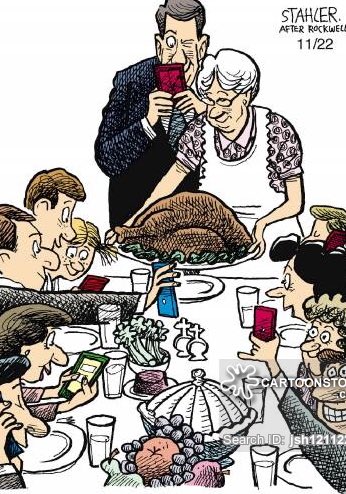 1) Happy Thanksgiving - we have much to be thankful for in 🇨🇦 

2) put away your cell phones today - your family will be thankful 😎