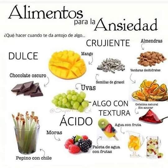 NutriologoGiron's tweet photo. Alimentos para la ansiedad. https://t.co/D5JcSlrUMK