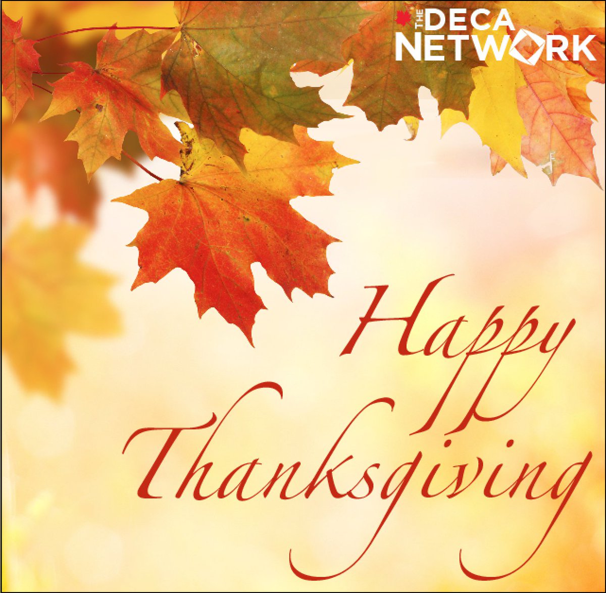 TheDECANetwork's tweet photo. We're thankful today for all of our members and supporters! What are you thankful for? https://t.co/8k0dSAYgHI