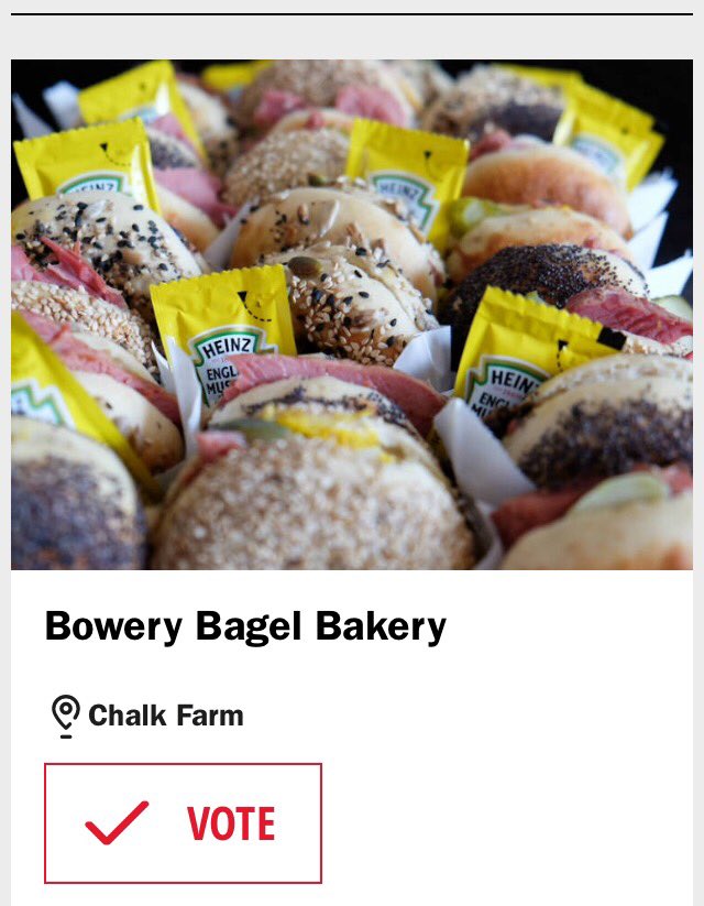 bowerybakery's tweet photo. Hello guys, we've been nominated in the time out love London awards. Please vote for us. Thanks heaps #LoveLondonAwards https://t.co/E68YC4GnGP