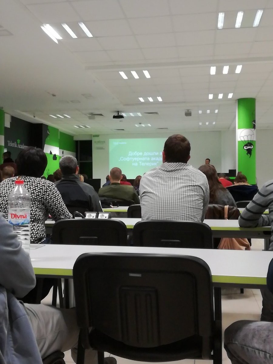 KanchevKristian's tweet image. Starting the new season come on. #telerikacademy