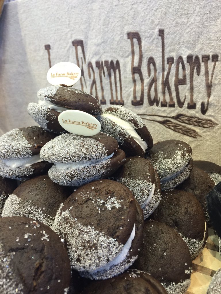 lafarmbakery's tweet photo. Fun prep for @ncstatefair with our new #WhoopiePies! Look for our bread truck everyday at the #NCStateFair #gottobeNC #whoopie https://t.co/nc93ihO7pZ