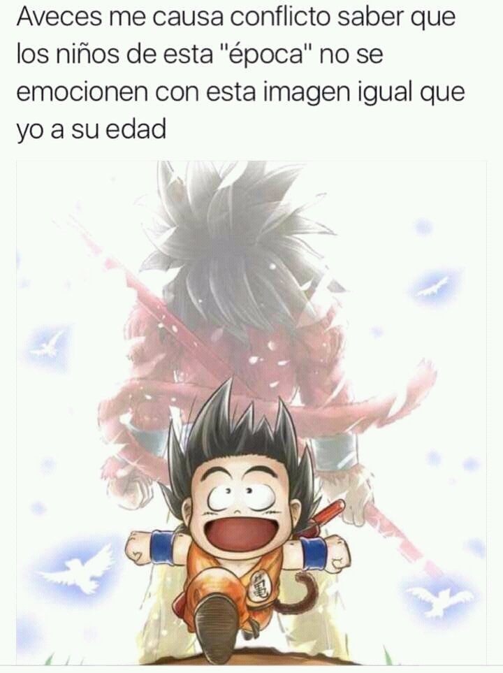 DragonBall_Dice's tweet photo. Y saber que la mayoría de los niños de esta época no se emocionan viendo Dragon Ball... https://t.co/AcnksTl6yj