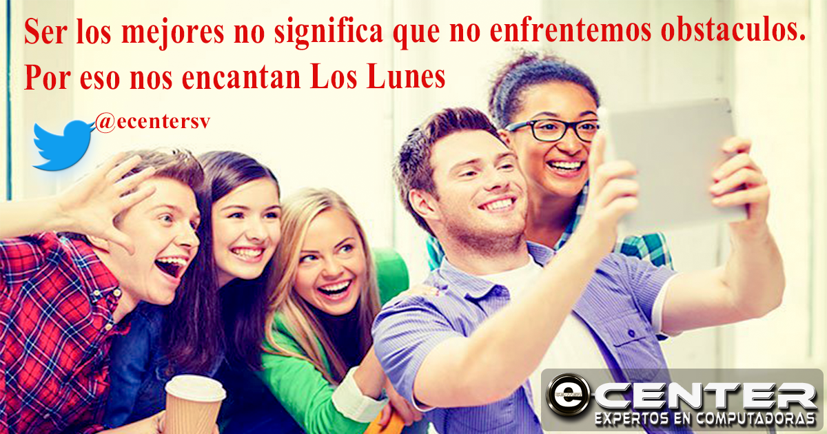 ecentersv's tweet photo. Iniciando una vez más...#FelizLunes amig@s #ExpertosEnComputadoras https://t.co/O7sHYSvlnv