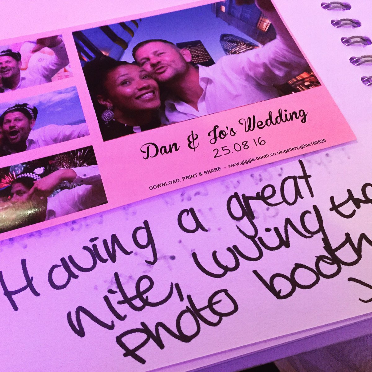 GiggleBooth2's tweet photo. Photobooks are a great keepsake from your special event! #photobooth #guestbook #memories #messages 🖊 https://t.co/w625EQuNFF