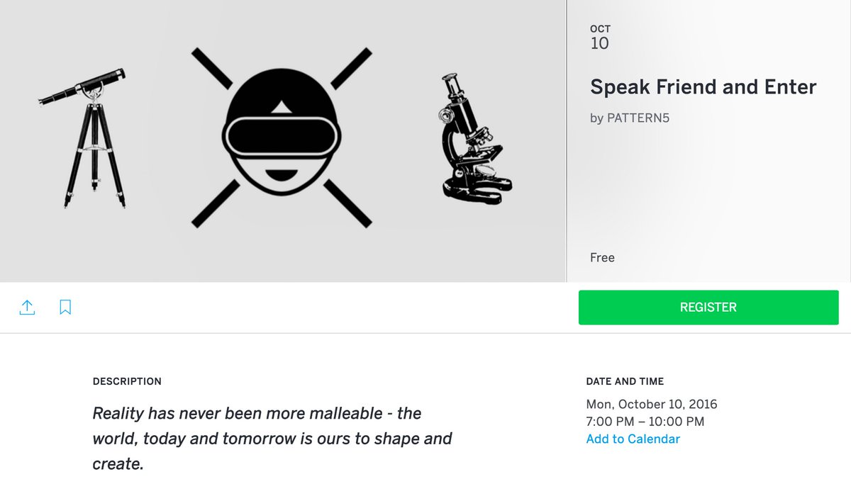 thepattern5's tweet image. An amazing era has begun yet it lacks a name and a map.  Please help name and create the future of reality pattern5.eventbrite.com #pattern5