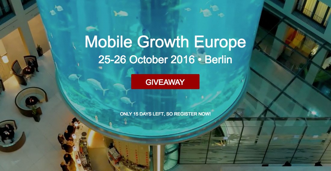 mobintouch's tweet photo. RT + FOLLOW #Mobile #Growth Europe 2016 #GIVEAWAY (5 FREE TICKETS). Enter here: https://t.co/VlFRbTSjgu https://t.co/eSLUy5HDIV