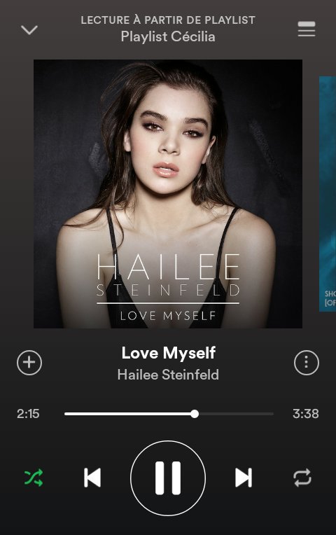 "I love myself, no I don't need anybody else" I love this song ❤❤