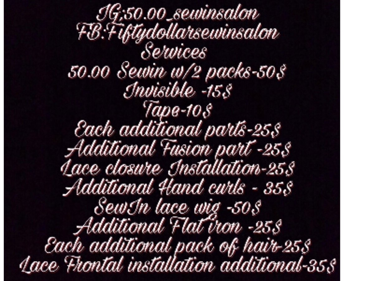 FiftydollaSewin's tweet photo. Book us now https://t.co/9I0BUPZMQg