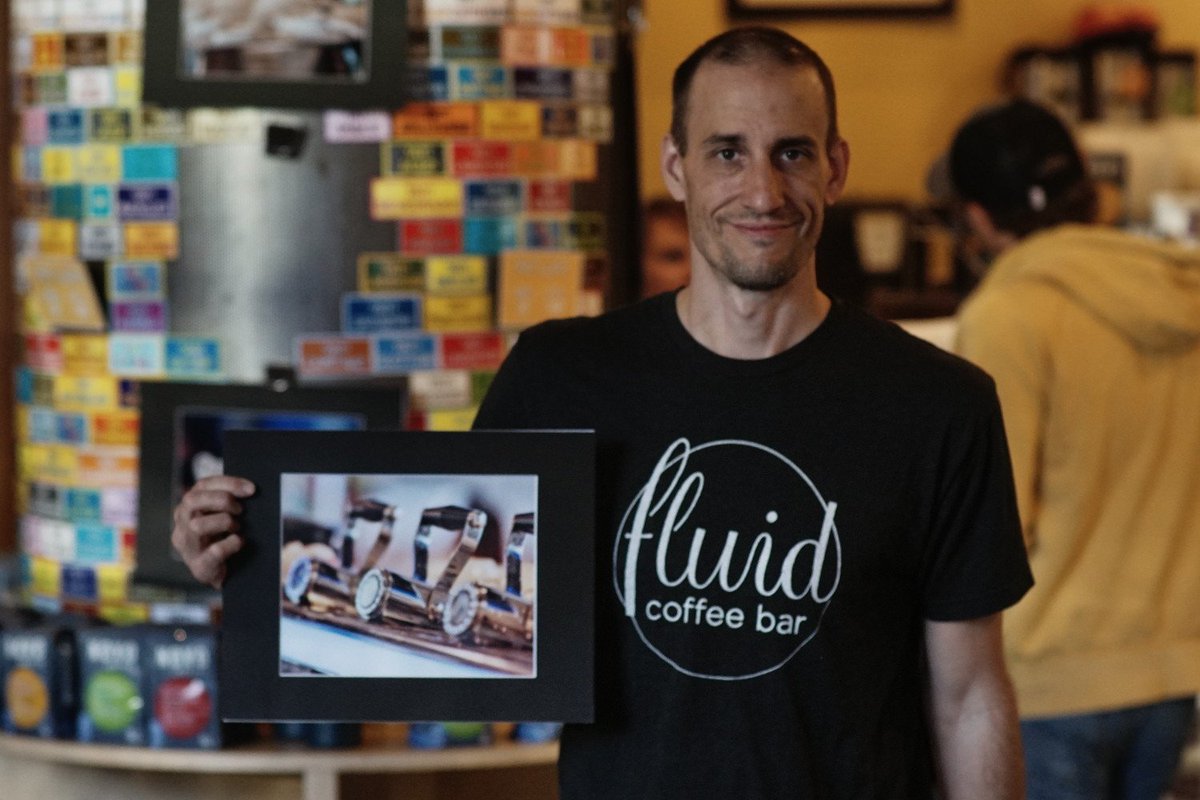 FLUIDCOFFEEBAR's tweet photo. We are excited to share with you home grown photo art from a long time friend and Fluid barista Bryan Mollenkopf https://t.co/Eg3vj9tHY3 https://t.co/5qWmlosB4z