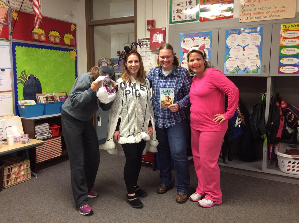 Charolett's Web is a favorite of some 1st, 2nd and 3rd grade teachers!  #bpsne #favoritecharacterday <a href="/BLPanthers1/">Belleaire Elementary</a>