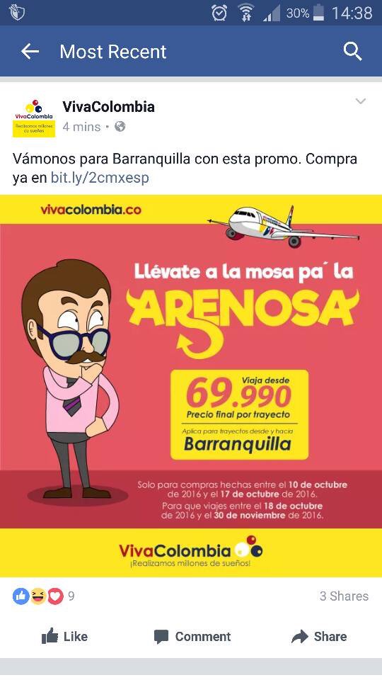 mmbotero's tweet photo. Señores @VivaColombiaco . Su anuncio es chocante e irrespetuoso. Su mosa y su diablo no son bienvenidos. ¿Inteligencia de mercado o abuso? https://t.co/uQXfhs5Rc6