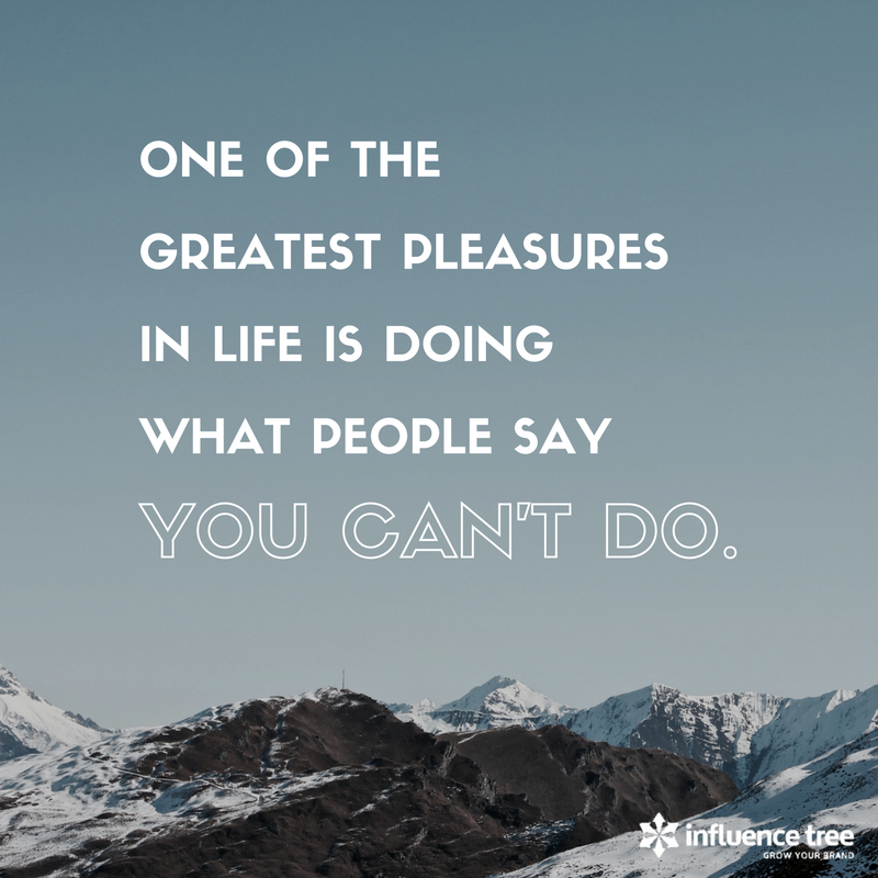 MrLeonardKim's tweet photo. One of the greatest pleasures in life is doing what people say you can't do. https://t.co/oLT12MlTQv