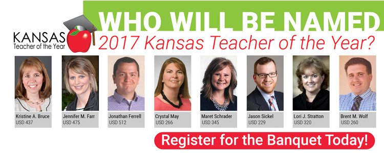 ksdehq's tweet photo. You are invited to attend the 2017 Kansas Teacher of the Year State Awards Banquet on Saturday, Nov. 19, 2016. https://t.co/goEr7gIwbs https://t.co/csqM5qF2sQ