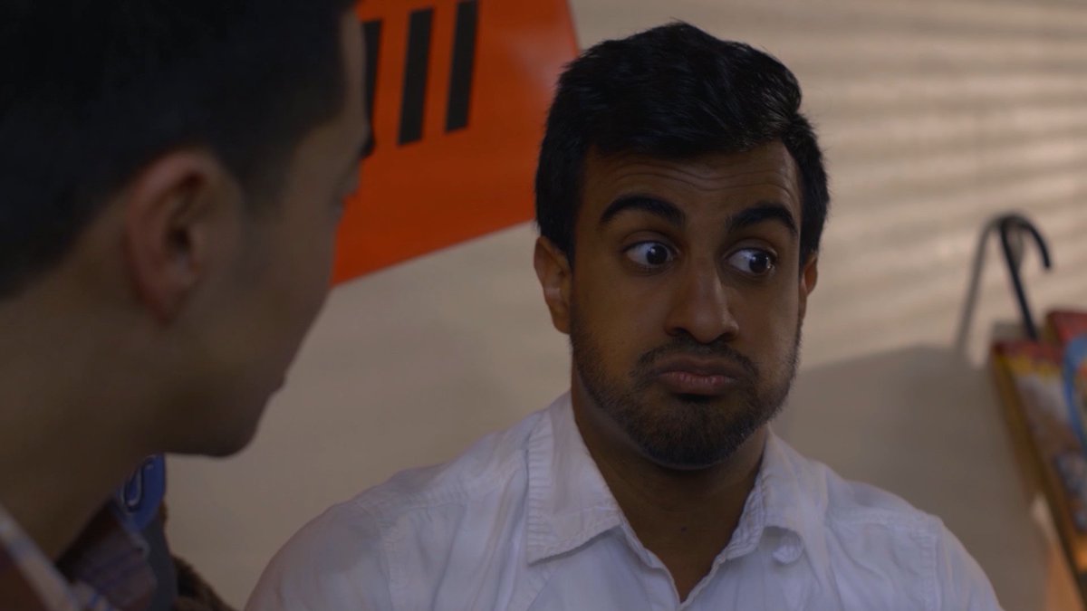 LOLAlexwong's tweet photo. Yup, @Suits_USA actor @Farid_Yazdani's face says it all. @IRLtheSeries premieres tomorrow! #toactors #comedy https://t.co/hgCZfgEQKm
